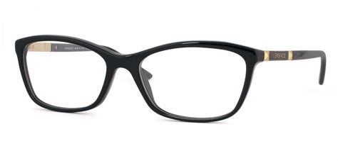 versace 3186 black|Versace ve3186 eyeglass frames.